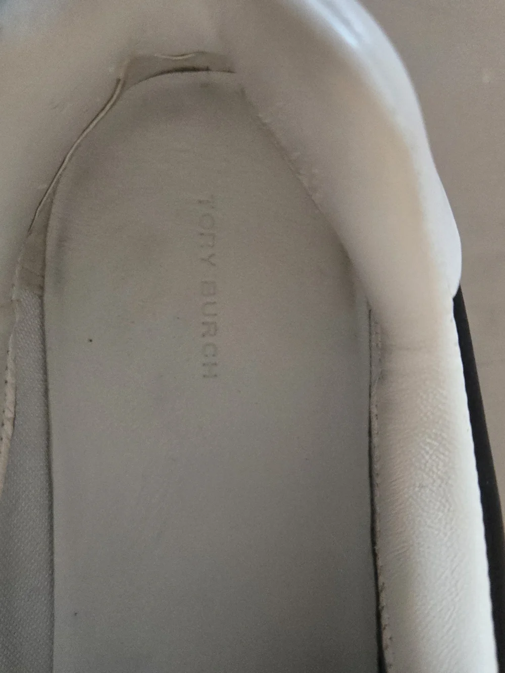 Tory Burch Black and White Logo Platform Sneakers
